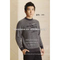 Elegante crewneck 100% cashmere man&#39;s tricô suéter